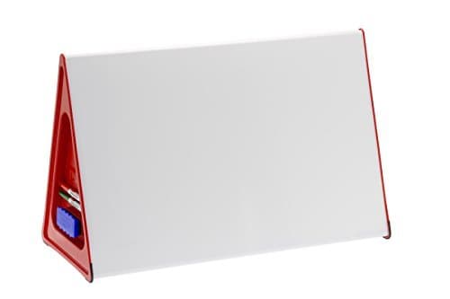 Wedge Whiteboard - A2 - Dry Wipe Magnetic Double Sided Table Top White board - Classroom Resource / Teaching Aid by Wedge Whiteboards