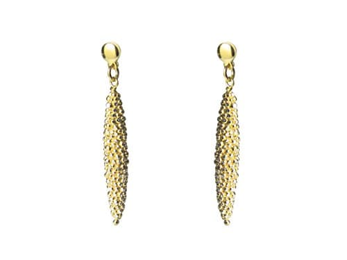 Vermeil Dangling Submarine Designer Earrings