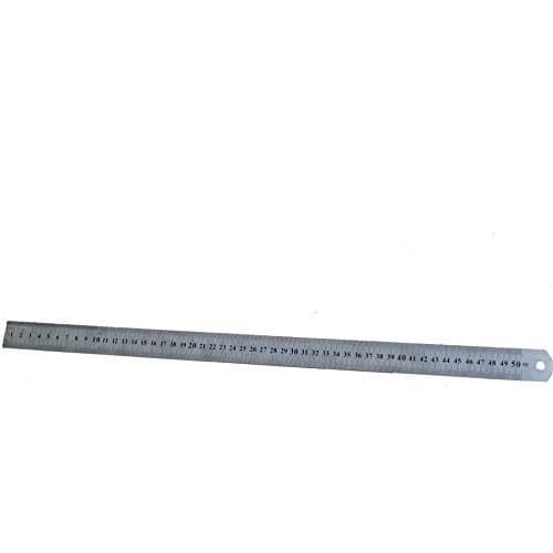 50 cm stainless steel ruler with double-sided scale