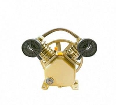 Twin Cylinder V Style Air Compressor Pump 3HP 2 Piston Motor Head Max Air Pressure 140 PSI 8Bar 1200RPM 10.5 flywhee by Natpapath