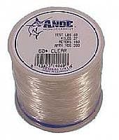 Ande A1-25C Premium Monofilament, 1-Pound Spool, 25-Pound Test, Clear Finish by ANDE