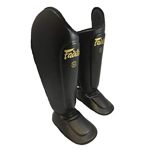 Fairtex Black Ultimate Muay Thai Shin Pads