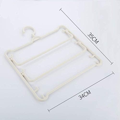 Yiylia Multi-layer rotating non-slip trouser rack household wardrobe hanging pants hanger three-tier scarf collection hanger wardrobe storage pants