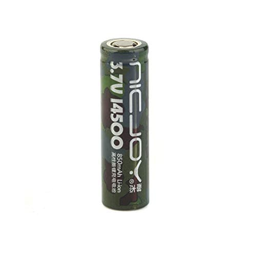 (2-pcs) 14500 lithium battery 10440 large capacity five 5th seven 7 wireless mouse flashlight 3 7V rechargeable battery -14500 flat head