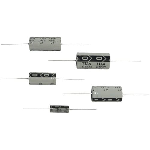 Capacitor - Axial Lead Electrolytic, 100µF @ 450VDC, Illinois