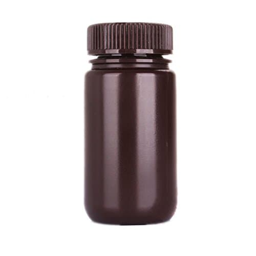 Aibelong Lab Amber Plastic Reagent Bottle (150ml, Wide Neck)