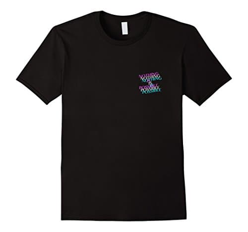 Mens Sad Boys 'Nothing Is Possible' Vaporwave Aesthetics Tshirt Medium Black