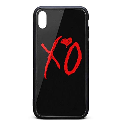 iPhone X/iPhone Xs Case XO-Weeknd-Logo-red- Shock Absorption Slim Soft TPU Protective for iPhone X/iPhone Xs