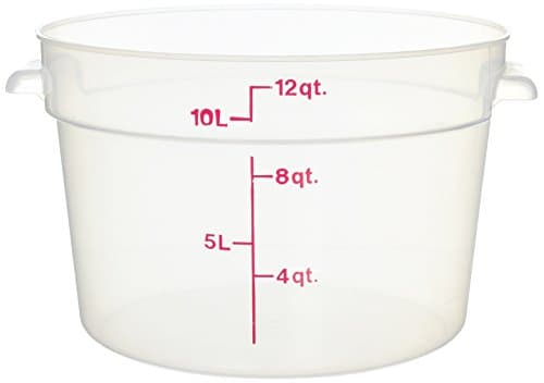 Cambro Camware Translucent Round Food Storage Containers 12 Quart (Rfs12Pp) Category Food Storage Round Containers