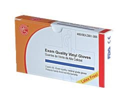 Genuine First Aid Nitrile Exam Gloves, 2 Pair/Box
