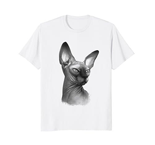 Sphynx Cat Feline Head T-Shirt