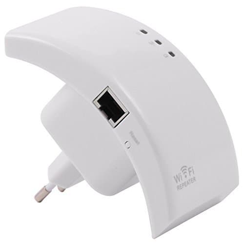 BAY 300Mbs Wireless Wifi Repeater And Ap Mode With Inbuilt Antenna Curve White Color Range Extender
