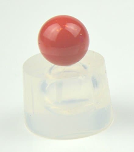 Transparent Clear Silicone Mold for Creating a Ball or sphere 23 Sizes from 7mm to 30mm (Ball diameter 22mm)