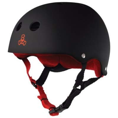Triple 8 Brainsaver Sweatsaver Casco Black Rubber L