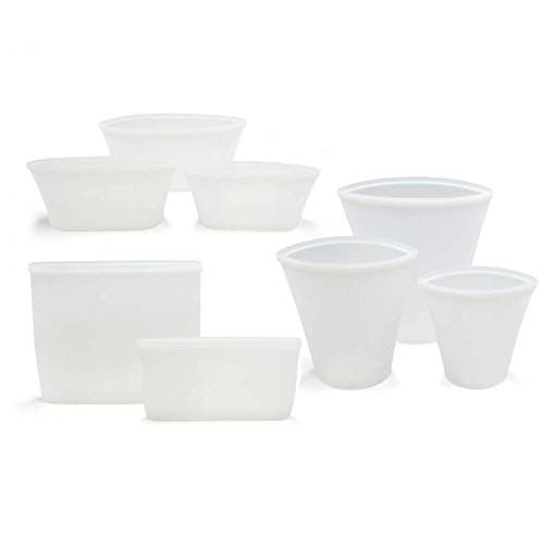 ReTink Multifunction Zip Lock Leakproof Containers Plastic-Free Dishes Bags Set Kitchen Supplies