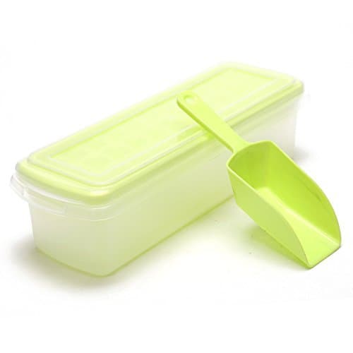 VertHomeIce Cube Tray with Removable Cover & Ice Scoop, Ice Cube Mold Box