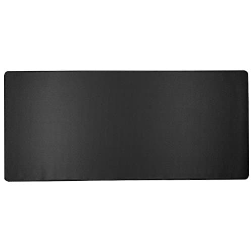 Large Gaming Mouse Pad, Extended Stitched Edges and Waterproof Mouse Pad with Rubber Base,Optimized Accuracy and control for All Computer Mouse,Fits Both Mouse &amp; Keyboar (pure black, 900mm×400mm×2mm)