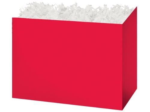 CLEARANCE - Small 6 3/4" x 4" x 5" Red Basket Boxes for Gift Baskets - Set of 2 Boxes - Chocolate, Baked Goods, Candy, Gifts - We Ship Within 1 Business Day w/ *FREE Standard Shipping!