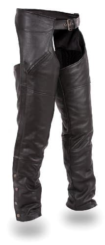 First MFG Men's or Women's Unisex Deep Pocket Chaps. 17" Deep Storage Pockets. FMM830BM