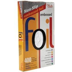 Product Club Embossed Precut Foil Silver 400 Count