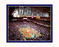 Option #2: Boston Celtics - Larry Bird &amp; Julius Irving "Fight" - 8"x10" Photo, Mounted in 11"x14" Double Matt with Clear Protective Sleeve