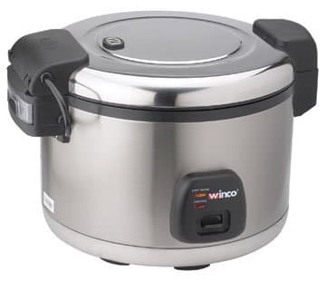 Advanced Electric Rice Cooker/Warmer with Hinged Cover, 30 Cup
