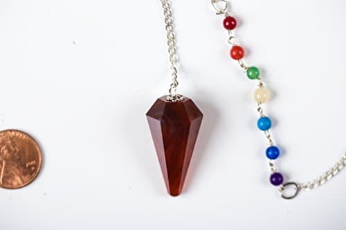 Tiger Eye Chakra Pendulum for Scrying, Dowsing, Divination, Reiki, Chakra Testing, Chi from The Goddess Menagerie