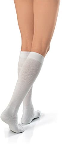 Jobst Activewear 30-40 Knee High Compression Support Socks White Large