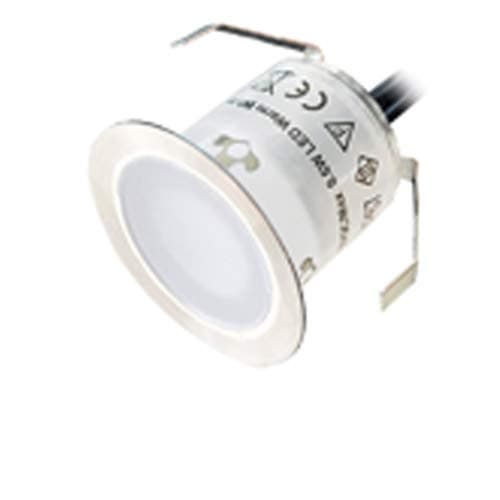 LED Deck Lights Kit 12V Low Voltage Warm White Outdoor LED In Ground Lights Waterproof Recessed Decking Light for Garden Patio Wood Steps Stairs Kitchen LED Landscape Decoration Lights (Pack of 10)