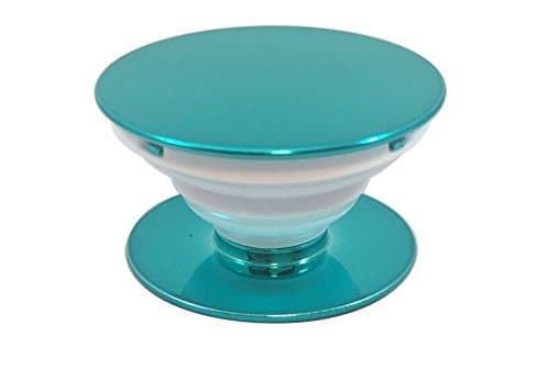 Pop Out Phone Grip and Stand, Socket Mobile Holder for your Phone &amp; Tablet (Turquoise)
