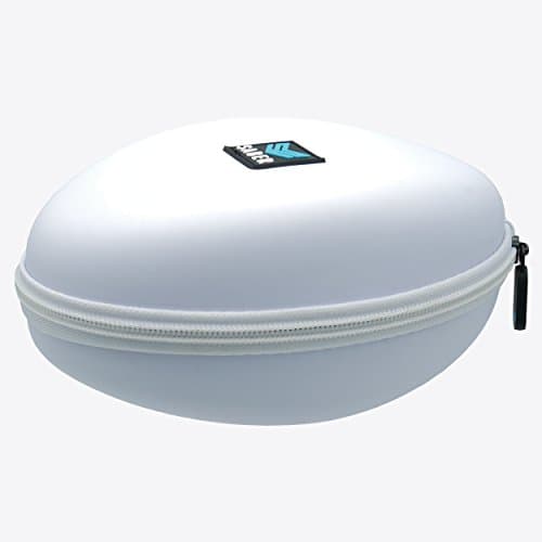 Beats Solo, Solo2, Solo3, Studio 3, Solo Pro Universal Compact Travel Hard Protective Headphone Case by Saber (White)