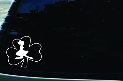 Stonehouse Decals 5.5" X 5" Irish Step Dancer Vinyl DIE Cut Decal for Your car, Truck, Window, Laptop, MacBook