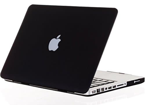 mCoque matt hard case for Macbook Pro 13 " ( Model A1278 with DVD player) - Black (With a FREE Europe version transparent keyboard skin) (** NOT compatible with Macbook Pro 13" Retina Display**)