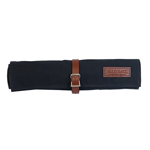 Tool Roll - Waxed Canvas - Black - Made in USA