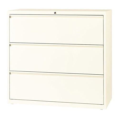 Office Dimensions Lateral File 3 Drawer, 42" Wide, Cloud, Solid
