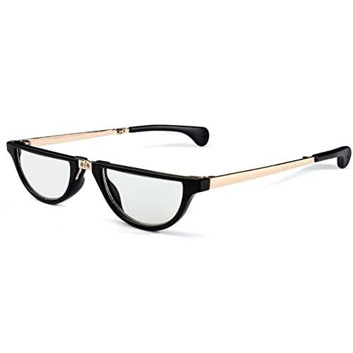 MMZZ Magnifier Anti-blue Light Folded Reading Glasses,Optical Eyewear Non Prescription Spectacles, For Mens and Woman