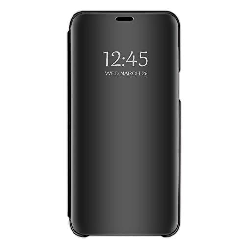 Clear Mirror Case for Huawei NOVA 3/NOVA 3I, Ultra-Thin Clear View Stand Flip Cover Protective Bumper