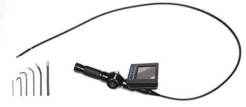 VIVIDIA YB-4-3930 Video Borescope Inspection Camera with 4-Way 3.9mm Diameter 3m Long Articulating Camera Probe and 3.5" LCD Monitor 640x480 Resolution