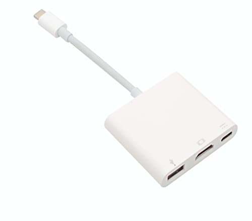 OCBAN Premium USB-C Hub Adapter - 3-In-1 Versatile Function - USB A 3.0 Out, HDMI Out &amp; USB C Charging Port - High Data Transfer Speed - For Mac, Chromebook, Smartphone, etc