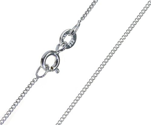 Quality Sterling Silver Ladies Curb Chain 18"