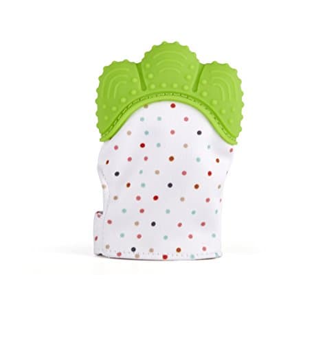 Silicone Baby Teether Mitten, S-World Kee Like Teething Toys for Teething Ring Provides Self-Soothing Fun- Ideal Baby Shower Gift (Light Green)