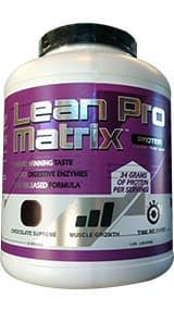 Lean PRO Matrix From Next Level Nutrition: 34 Grams of Protein Per Serving, Quality Protein Powder That Taste Amazing. Comprehensive Low Calorie Protein Drink, Low Carb Protein with Added Digestive Enzymes (Orange Dreamsicle, 5 LB)