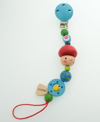 Wooden Boy Pacifier Clip
