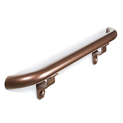 1.9" Round x 3 ft. Copper Vein Aluminum ADA Compliant Stair Handrail Kit with Wall Returns