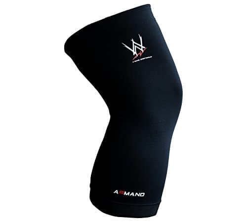 ARMAND Copper Knee Compression Sleeve, #1 Knee Support Brace For Joint Pains Relief and Surgery Recovery, Double Silicone Bands, Men &amp; Women, Wear Anywhere - Single