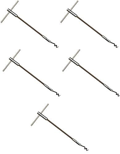 Palmetto 1101 Packing Extractor, Flexible Shaft, Removeable tip, Size F-1, 7-1/2 inch Length, for Packing Sizes 1/4 & up (5-(Pack))