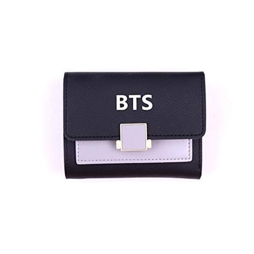Kpop BTS Bangtan Boys Tri-fold Wallet Suga Jimin V Pocketbook Purse