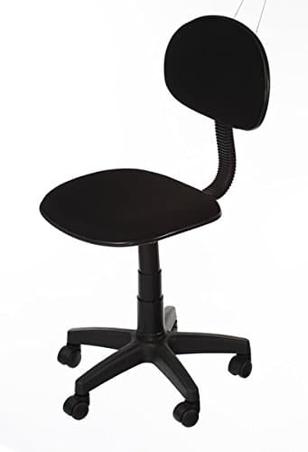 Computer Typist Chair Seat Office Study Desk Chairs exclusive to MCP (Black Midnight)