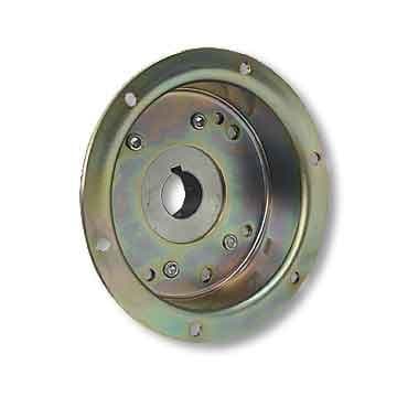4-1/2inch Brake Drum With Flange, Riveted to Mini-Hub, 1inch Bore, Machined OD