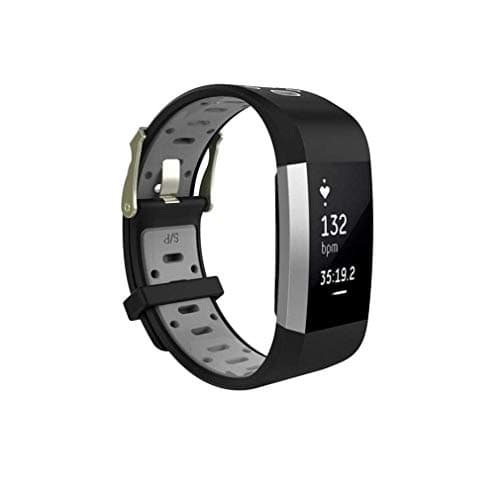 Fashion Clearance! Noopvan Fitbit Charge 2 Strap,Soft Silicone Adjustable Replacement Sport Strap Band for Fitbit Charge 2 Smart Watch (Grey)